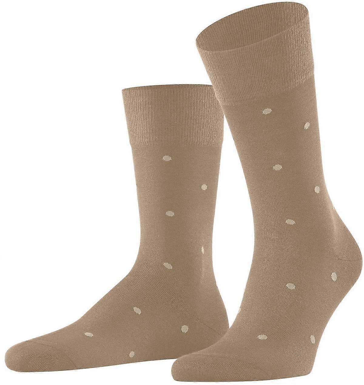 Falke Dot Socks - Camel Brown
