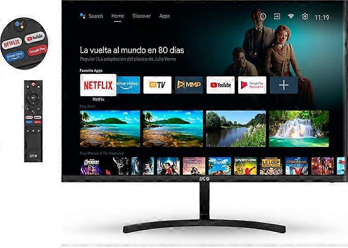Moniteur TV Android - SPC - 27 pouces - Full HD - Télécommande - Connectivité mobile