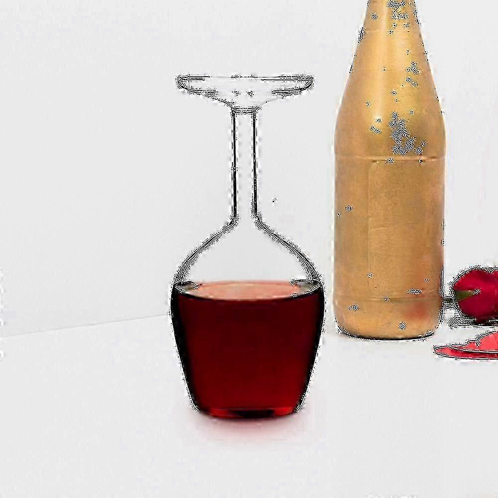 Copa de vino al revés
