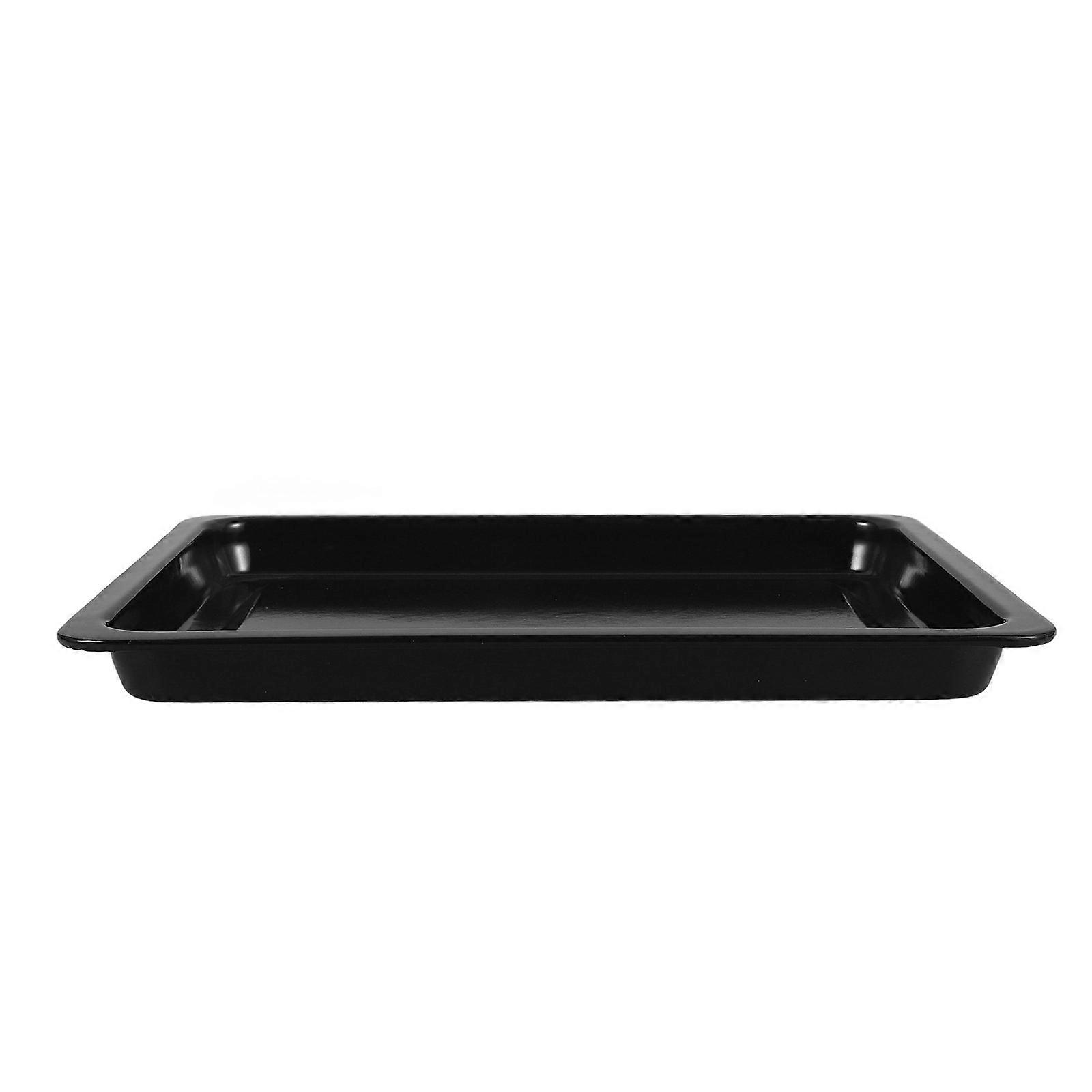 Enamel Baking Pan for Oven Use Black Multi-Function Roasting Tray