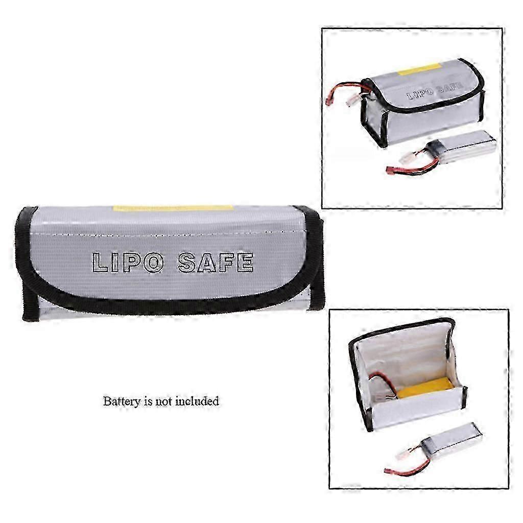 2x Fireproof LiPo Battery Bag Explosion-Proof Safety Safe Charging Container