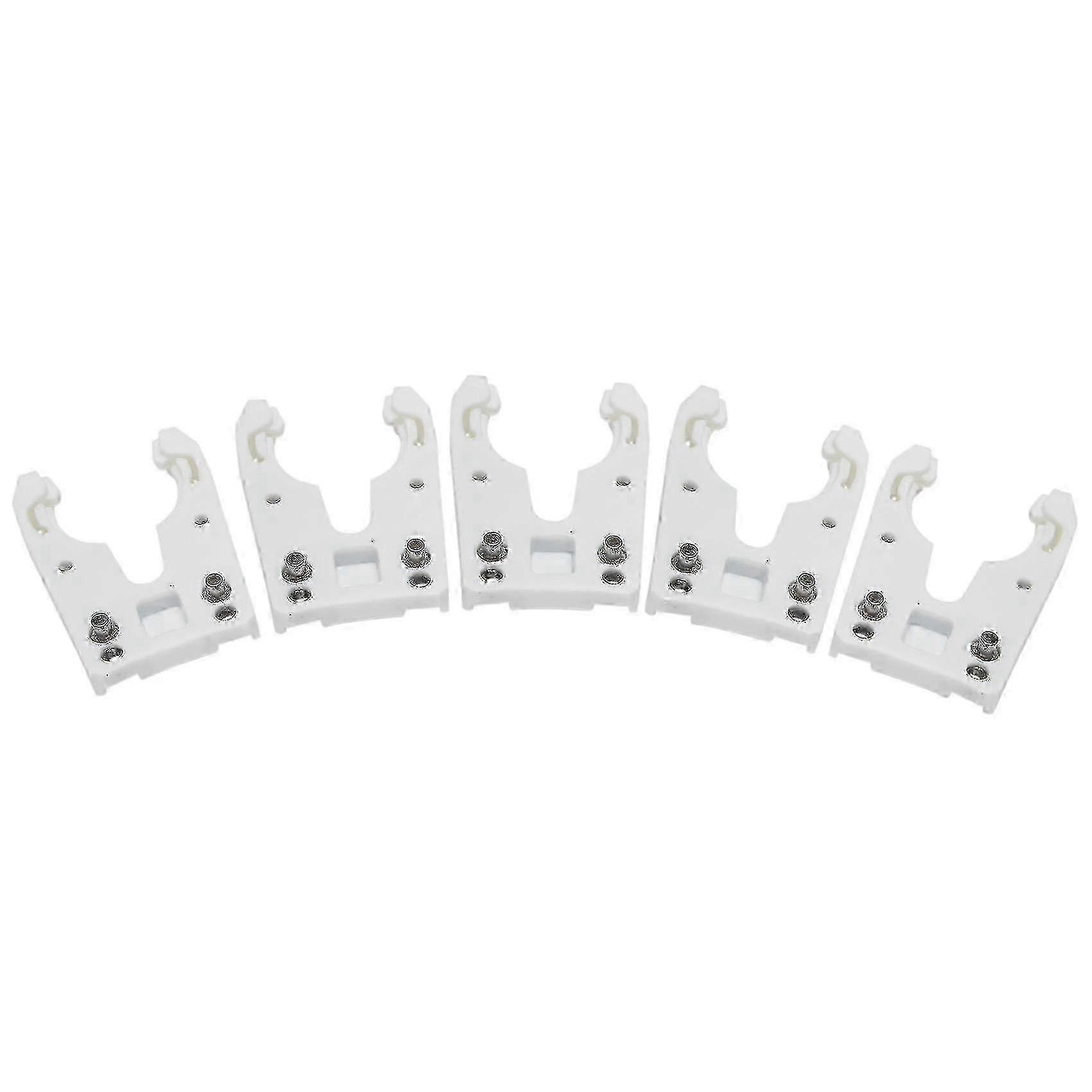 5PCS ISO30 Tool Holder with Flame-Proof Rubber Claw ABS Clamp