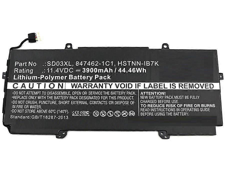 11.4V 3900mah 44wh Li-pol