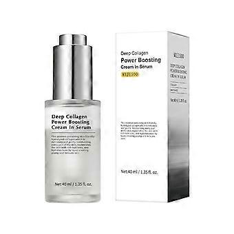 Deep Collagen Power Boosting Cream In Serum  Anti-Aging Moisturizer with Hydrolyzed Collagen & Niacinamide for Firming, Hydration & Elasticity (40ml)