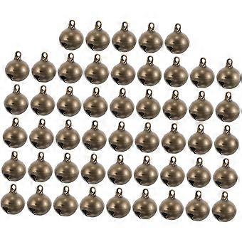 50pcs Mini Vintage Brass Bells Retro Craft Bells for DIY Jewelry Pet Collars Wedding Decor Christmas Projects for Crafts