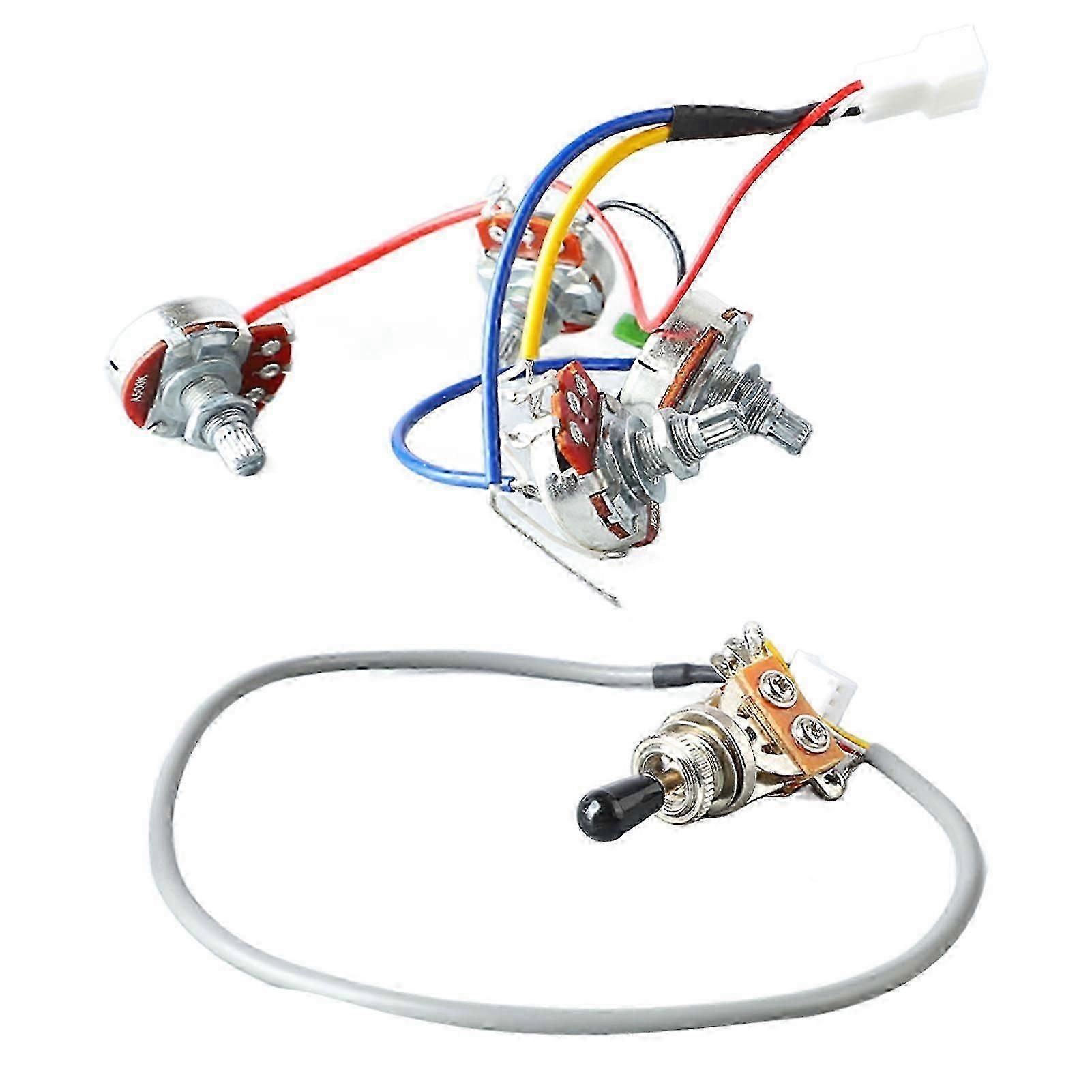 Gitarkrets ledningssett Plug in Type elektrisk gitarsele Tilkobling av kabelmontering
