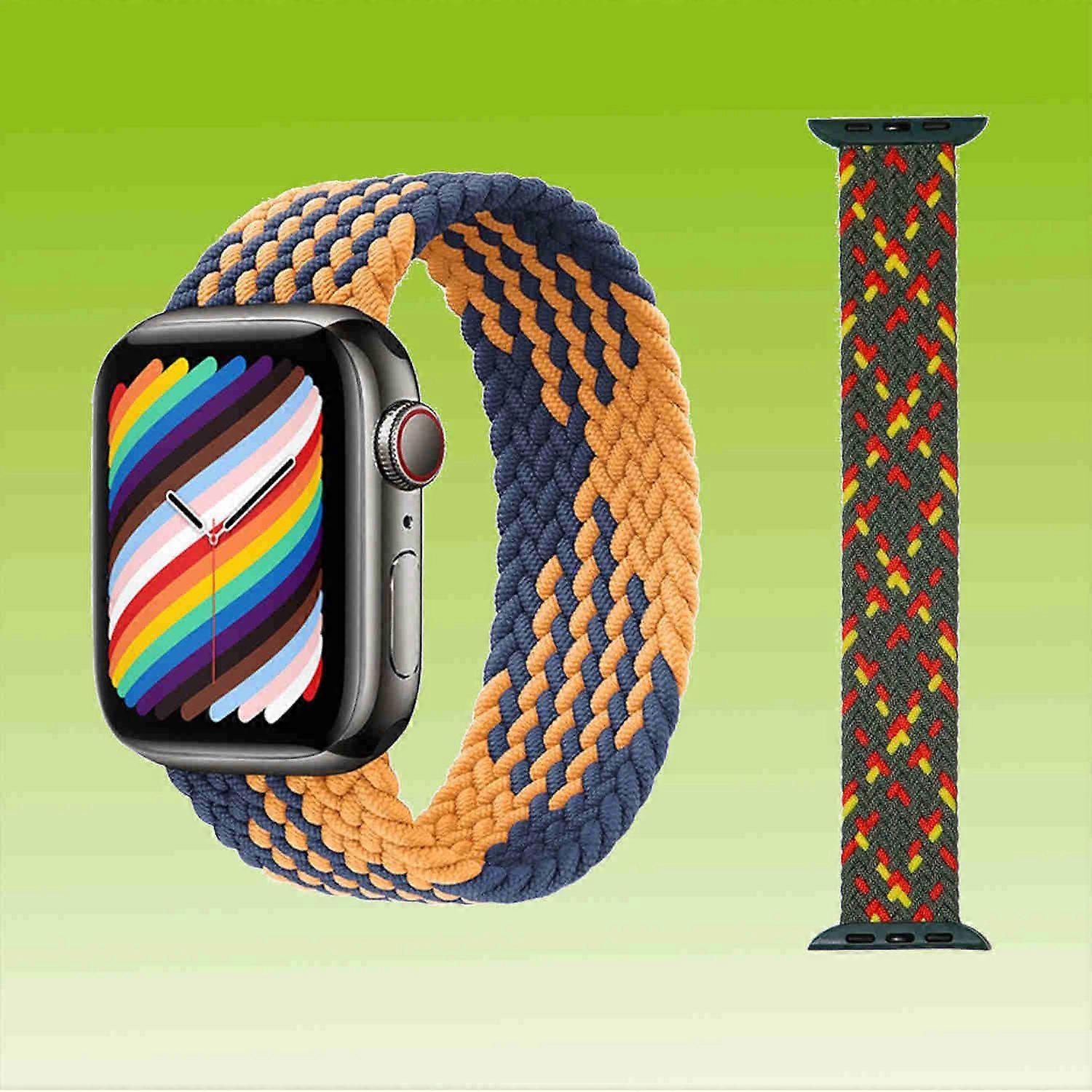 Replacement Nylon Watch Band for Apple Watch Series 10 46mm / 1 + 2 Ultra 49mm 9 / 8 / 7 45 / 6 SE 5 4 44 / 3 2 1 42mm