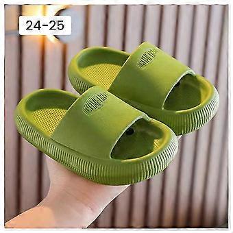 Soft Green Single Strap Washable Daily Footwear With Hollow Out Design Household Indoor Casual Daily Wearing Accessory Supplies