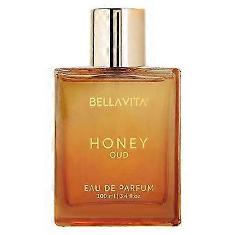 Ylellinen hunaja-oud-unisex-hajuvesi bergamotilla, patsulilla ja vaniljalla, pitkäkestoinen makea ja mausteinen tuoksu 100 ml