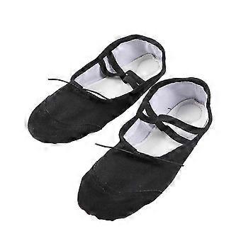Bell Dance Shoes Anti-Slip Black Lightweight Dancing Shoes compatible with 2Pairs