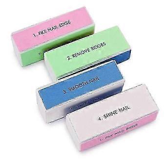 3er Pack 4in1 Buffer Feile, Nagelfeile, zum Polieren und Feilen mehrfarbig