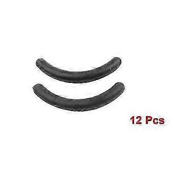 Black rubber pads for eyelash curler 12pcs makeup tool replacement