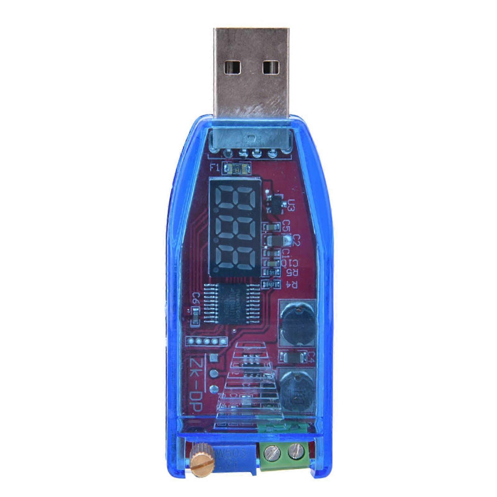DC DC Converter Module Adjustable Voltage Regulator  Efficiency 124V Compact Aluminum Design