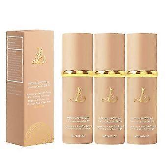3X 4-i-1 fargeskiftende foundation med SPF 50+, mediumspektret foundation-sminke, full dekning og langvarig effekt_jsaf