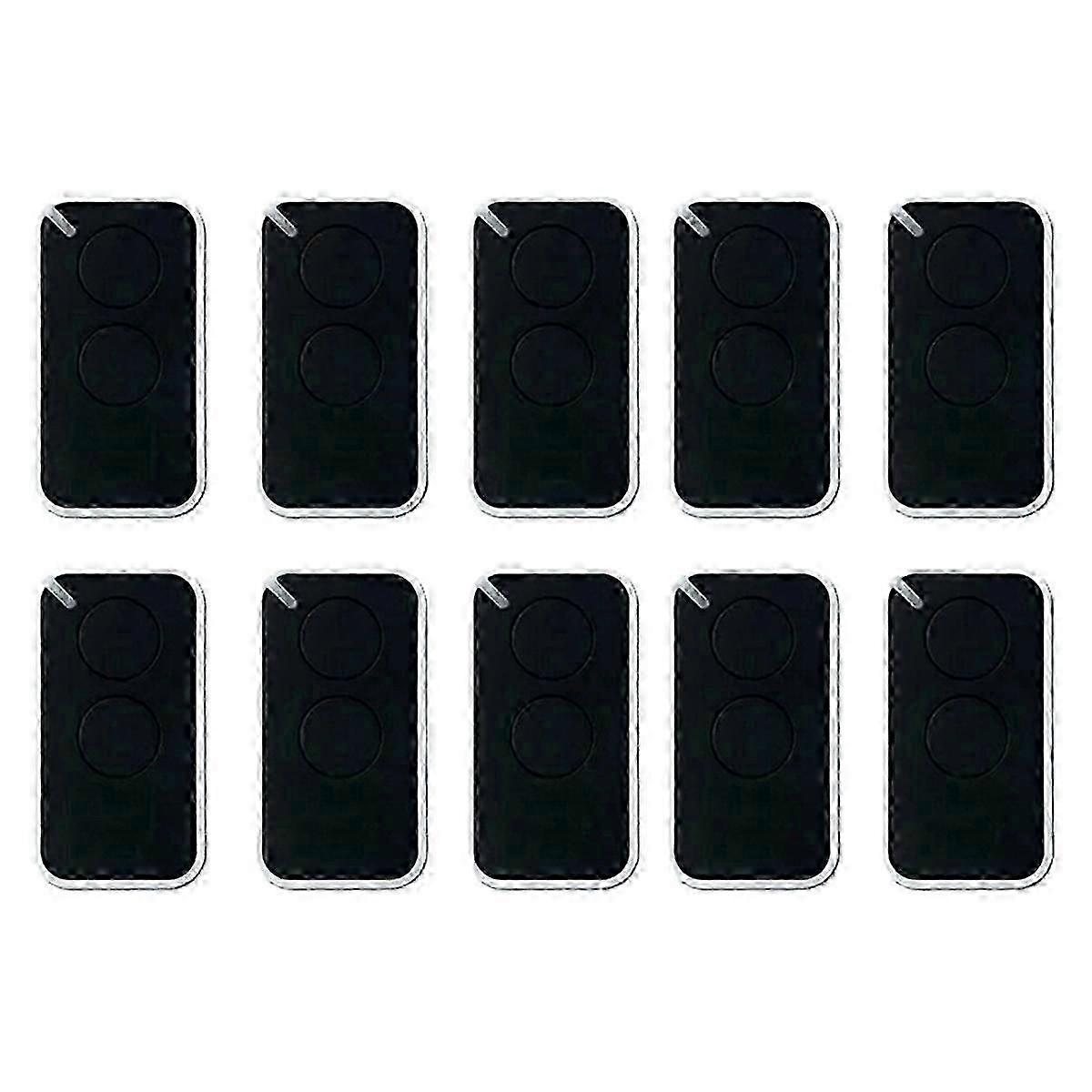 433.92MHz Rolling Code 2-Channel Garage Remote Control 10pcs, Compatible with NICE