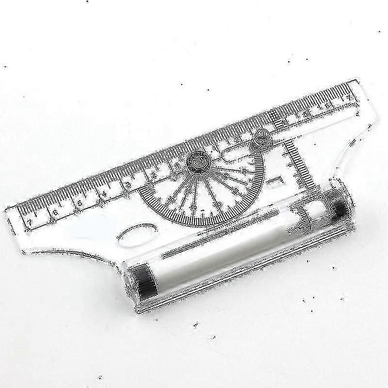 Multifunctional Drawing Ruler Portable Universal Parallel Ruler Practical Measuring Tool For School