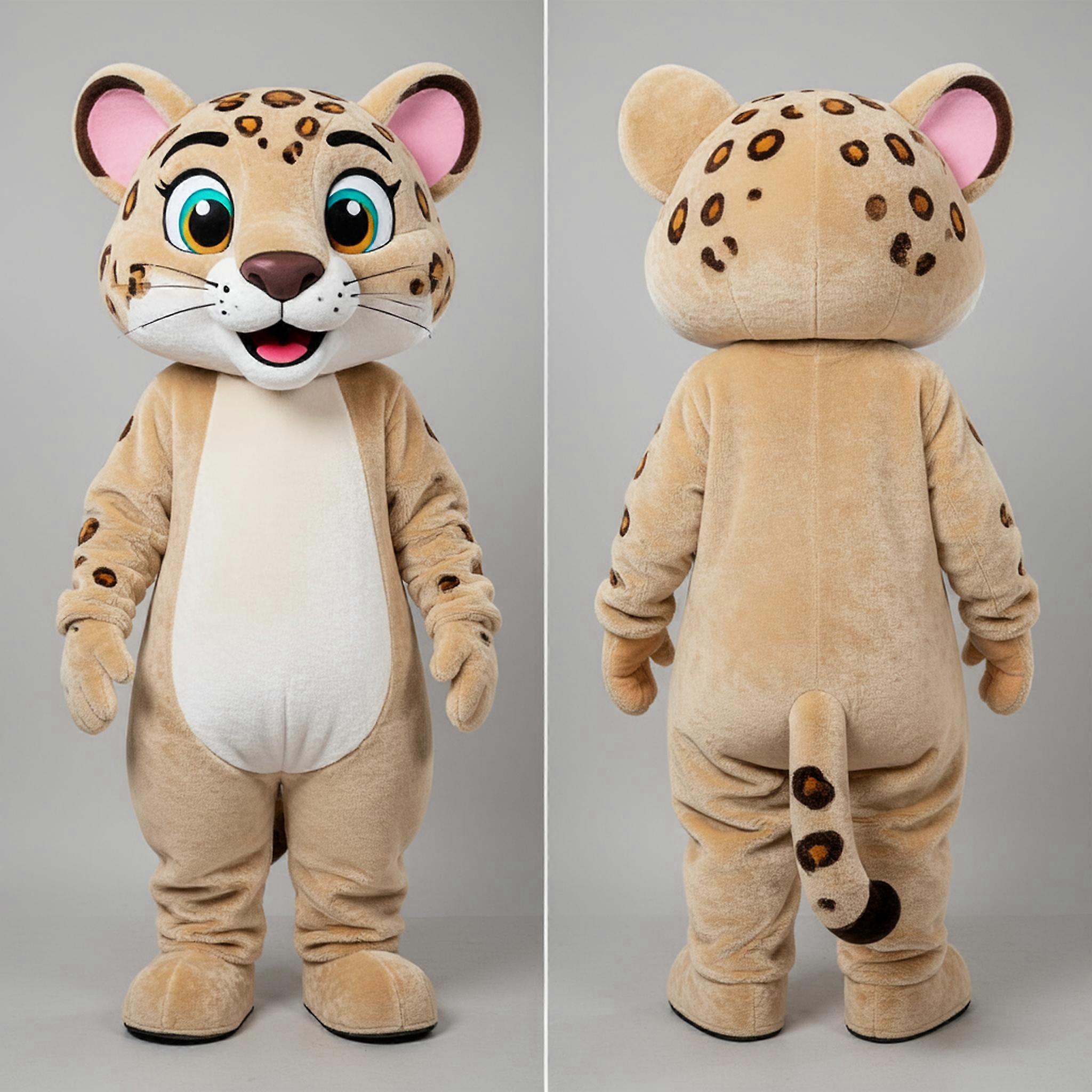 MASTICOT Beige Dapper Jaguarundi Mascot