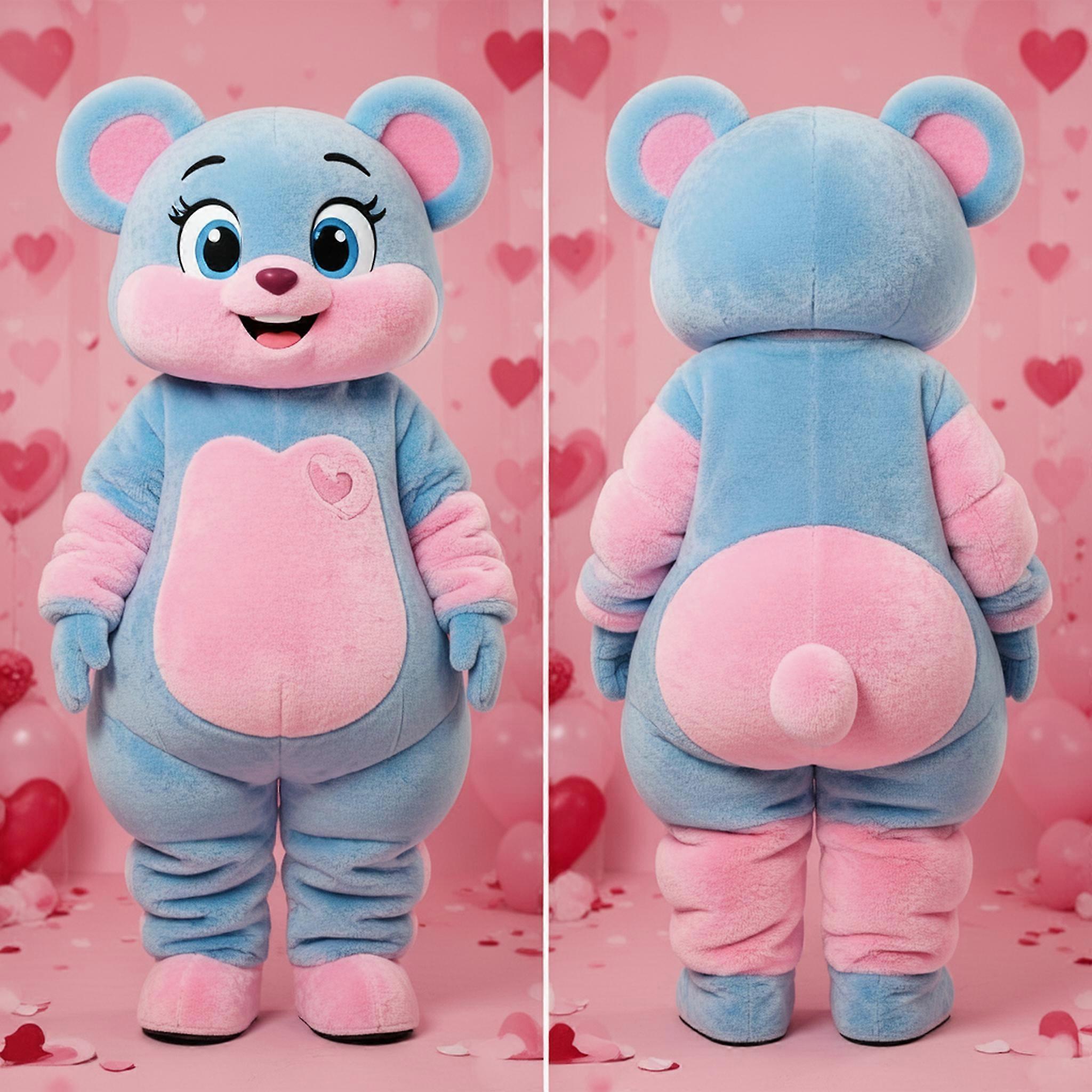 MASTICOT Rose Pink Huggable Mascot