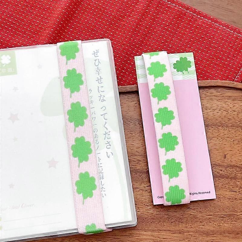 Adjustable Elastic Loose-leaf Book Strap Durable Notebook Binding Band DIY Decoration for Student Class Note