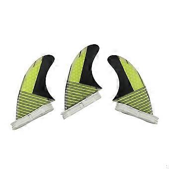 3 Pieces High-Speed Thruster Fin | Lightweight, Surfboard Tri Fins