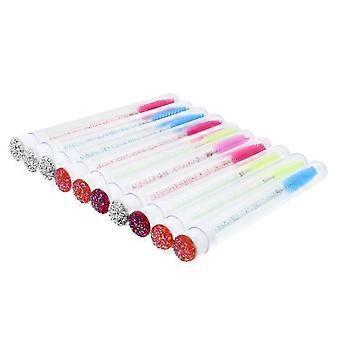 Mascara Bottle for Storage 10Pcs Plastic Eyelash Tubes in Assorted Color