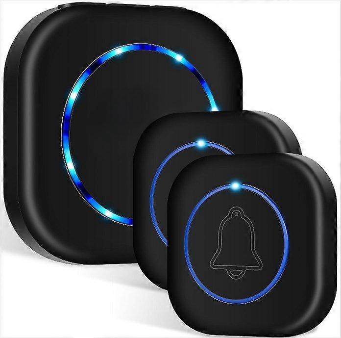 Waterproof Wireless Doorbell Kit with Extended Range and Adjustable Volume