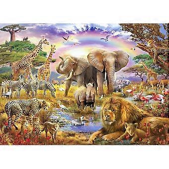 Puzzle dla dorosłych Puzzle ze zwierzętami afrykańskimi VV227