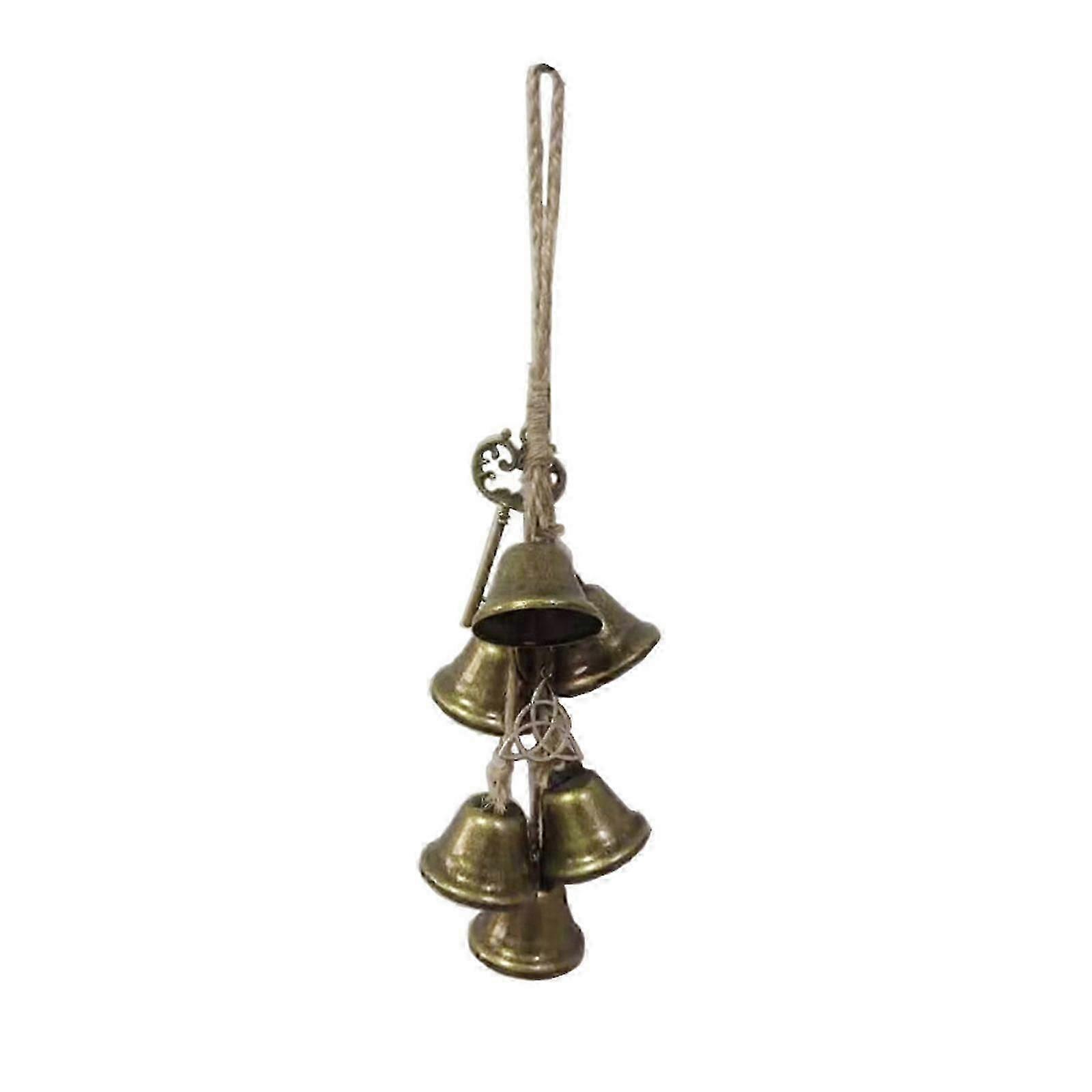 Rustic Witch Bell Wind Chime for Outdoor Decoration