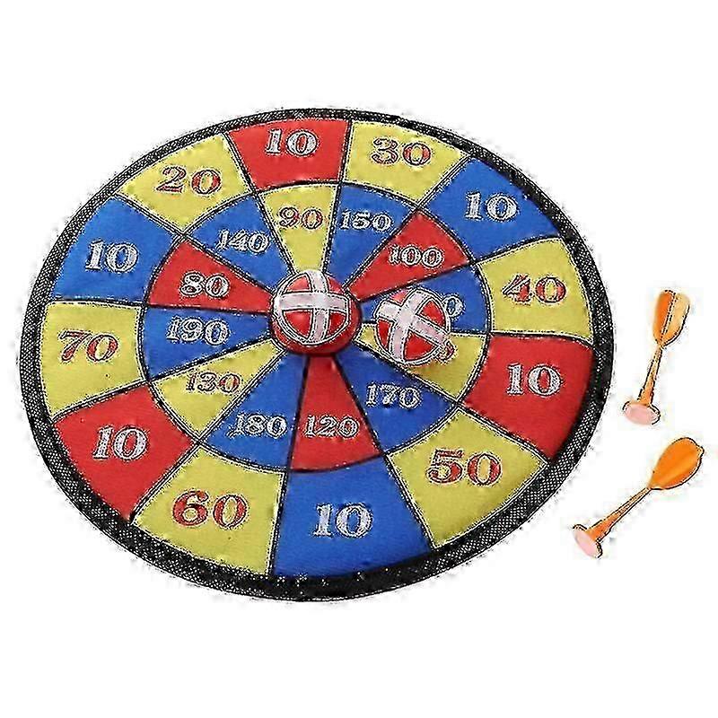 28cm Flocking Dartboard Set