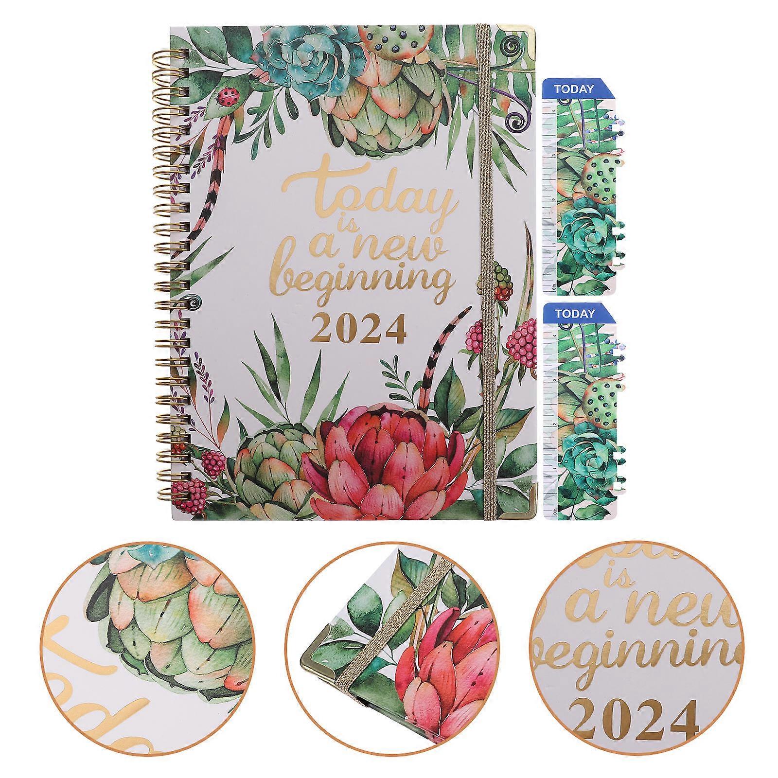Date Notepad Schedule Planner for Writing Efficient Plan Pad 2024