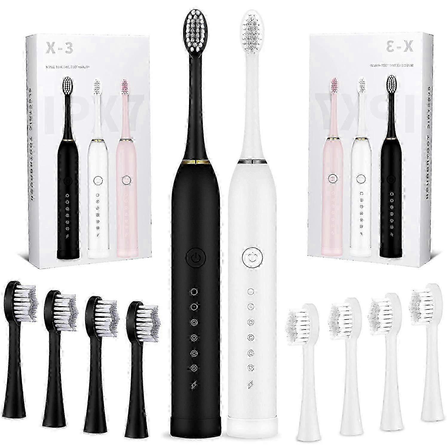 USB-Rechargeable 6-Mode Dual Toothbrush