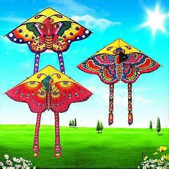 Colorful for Butterfly Kite for Triangle Wind Kite with Long Tail Party & Outdoor Toy Sports Accs Easy to Fly for Kids B Multicolor