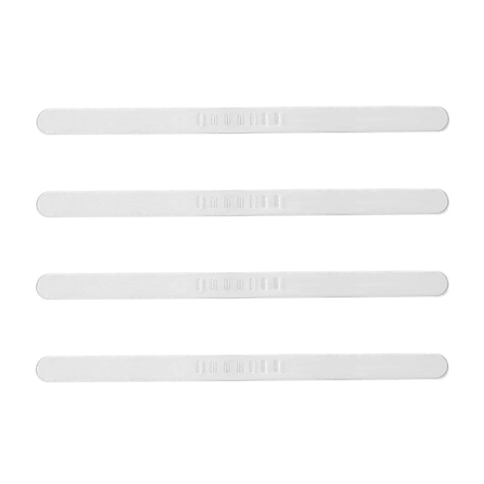 4PCS Replacement Strips for Bedsheet Holder, Replacement Straps Compatible with Most Lock Sheet Holders(Clear)