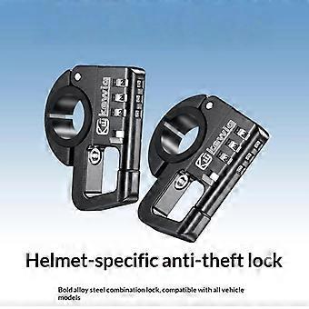 Bicycle Handlebar Mount Combination Lock Anti-Theft 3 Digit Code Weatherproof Steel Cable for Outdoor Bike Parking Use