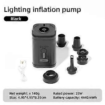 Elektrische Luftpumpe Tragbarer drahtloser Luftkompressor Inflator / Deflator Pumpen für aufblasbare Kissen Luftbetten Boot Schwimmring