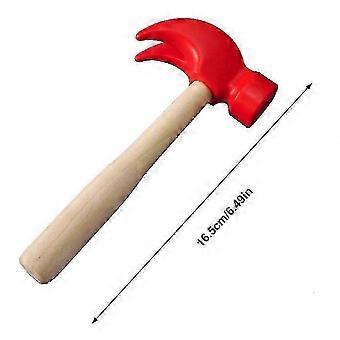 A Wooden Hammer Toys for Kids Simulation Hammers Maintenance Tools Pretend Play Educational Toys