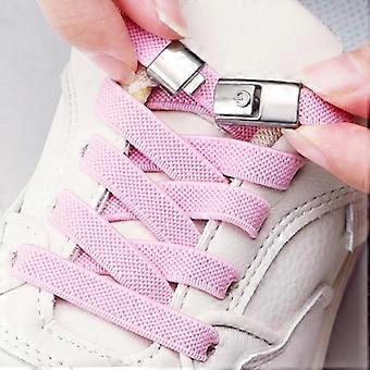 New Tennis Lock Shoelaces Without Ties Unisex Kids No Tie Shoe Laces Elastic Laces Sneakers Adult Flat Shoelace Shoe Accessories