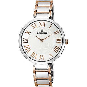 Radiant nya Ballroom kvarts analog kvinna klocka med RA461202 rostfrittstål armband