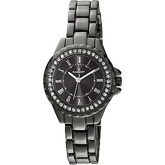 Radiante nova estrela de quartzo analógico mulher relógio com RA225201 pulseira de aço inoxidável