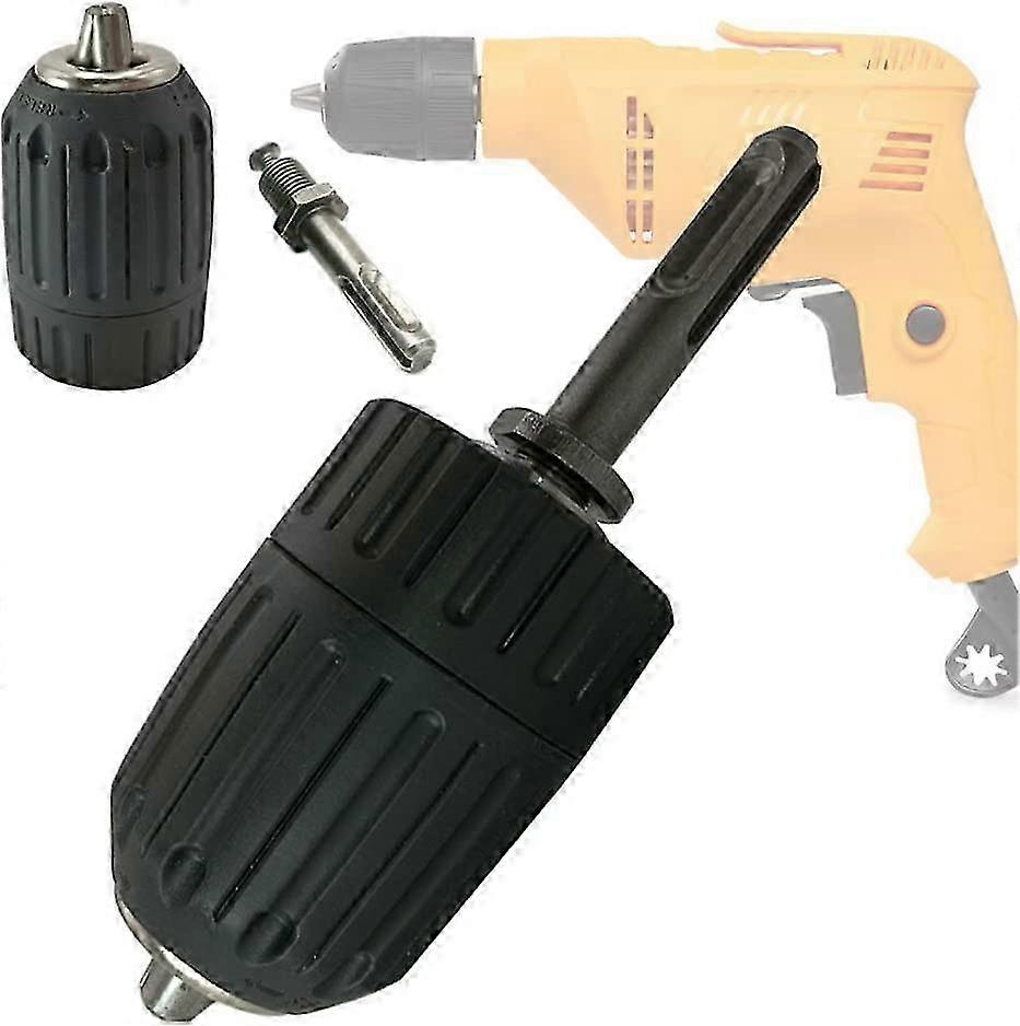 13mm Quick Release Keyless Chuck Adapter for SDS Plus Hammer Drill Bits