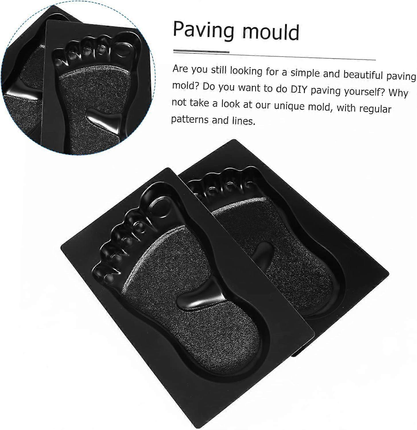 Mould 2 Pcs Plastic DIY Path Maker for Terrace Use