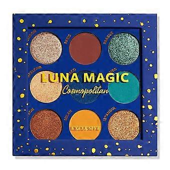 LUNA MAGIC Matte and Shimmer 9 Colors Eyeshadow Palette Cosmopolitan