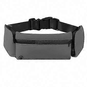 Leak-Proof Hydration Running Waist Belt for Men & Women, Adjustable Pouch with BPA-Free Bottle Holder & Reflective Strip