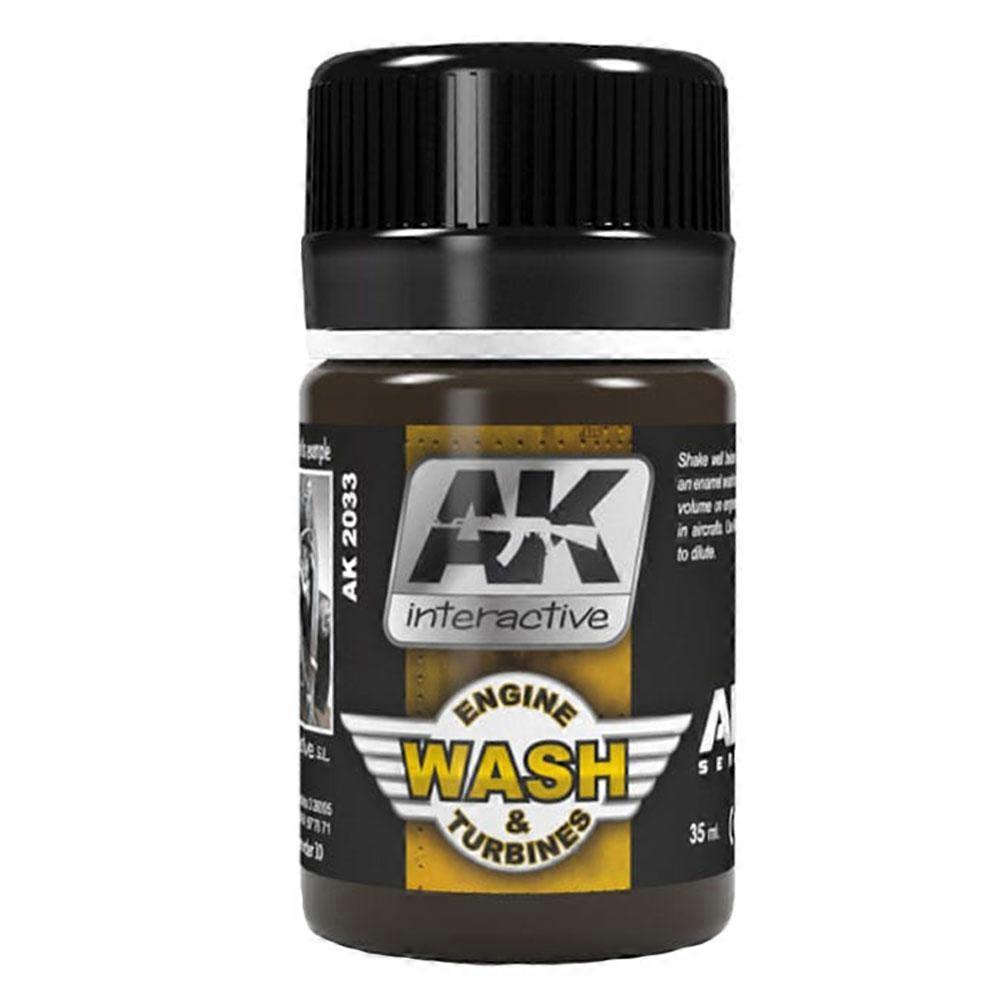 ENGINE&TURBINES AK Interactive High Quality Easy to Use Wash Modelling Kit 35mL