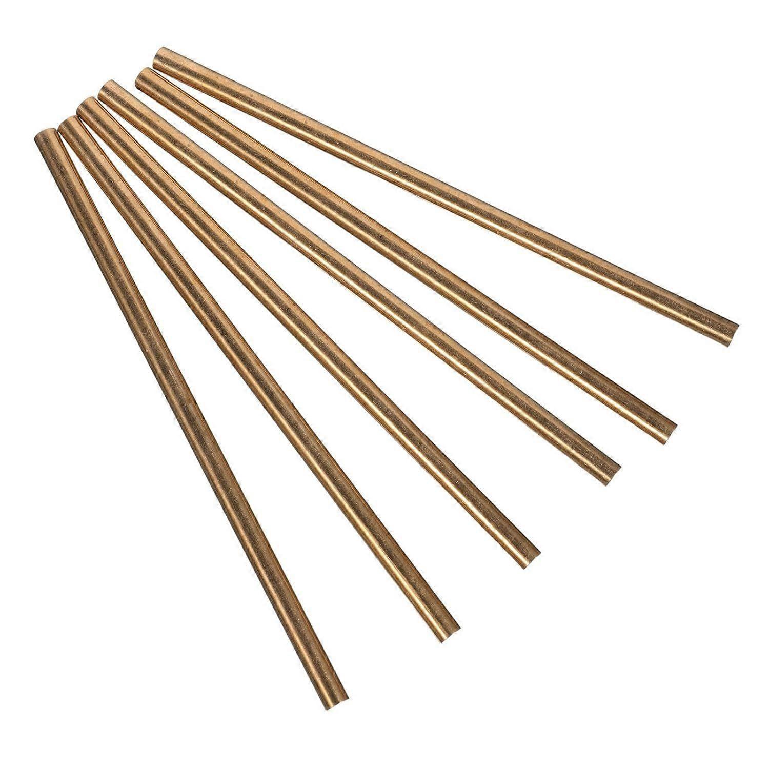 6pcs Solid Brass Drift Pins for Knife Handle Repairs
