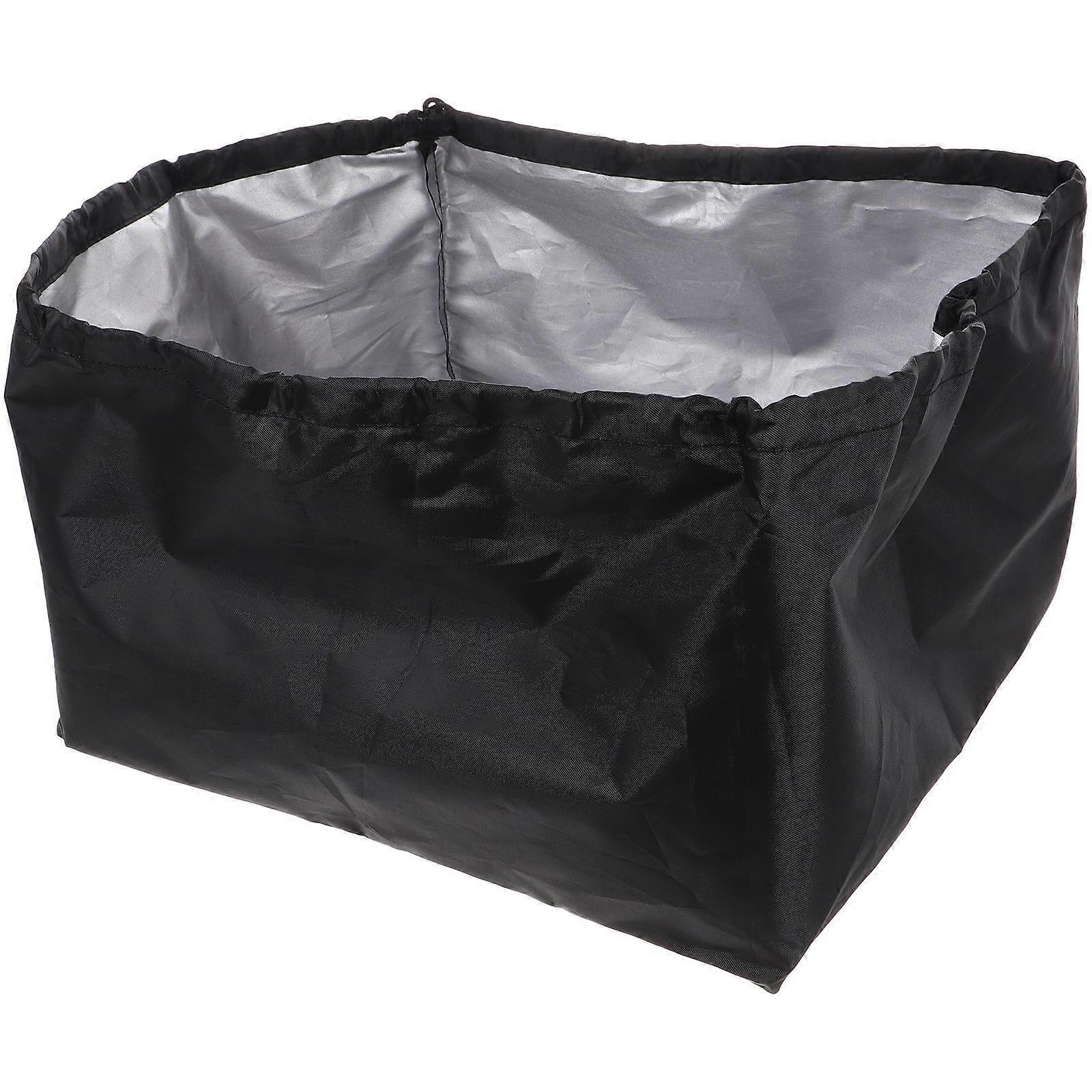 Projector Dustproof and Waterproof Cover, Multi Functional Storage Solution for Home Users, Black Polyester Protective Case 1Pcs