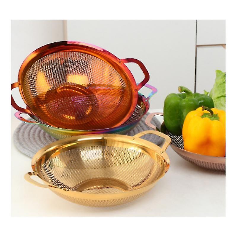 Less Steel Drain Basket Rice Sers Rice Mesh Filter Vetable Basket With Kit T