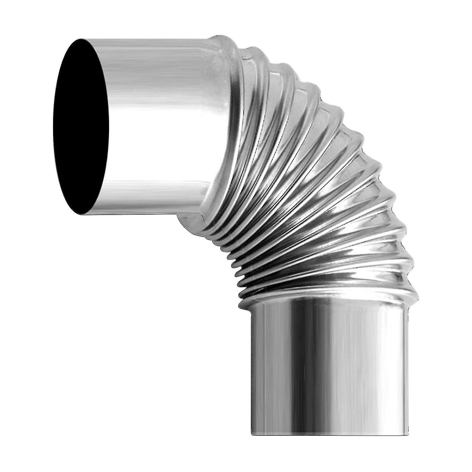 مدخنة المداخن الصدأ تناسب بسلاسة الملحقات سخان المياه تمديد كيت التخييم الكوع أنابيب متوافقة في الهواء الطلق