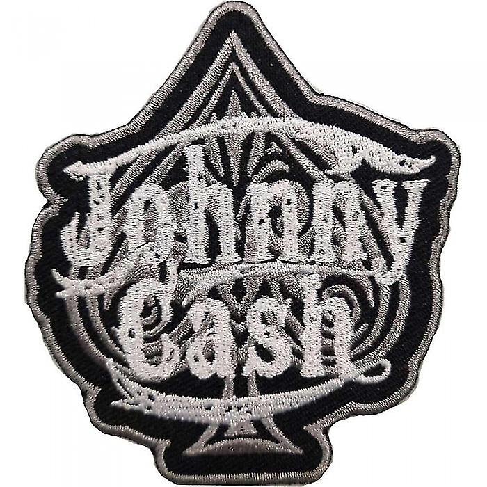 Johnny Cash Spade Iron On Patch