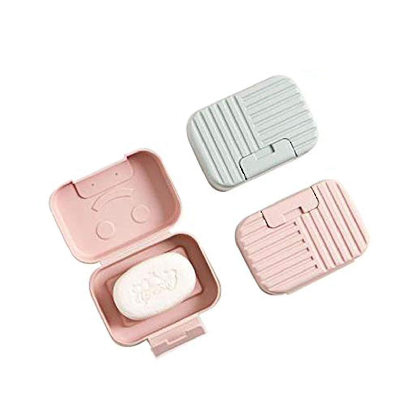 3pcs Travel Dish,travel Stora Box For Bath